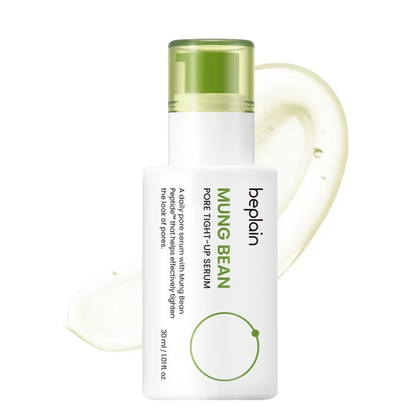 Beplain Korean Mung Bean Pore Serum, Deep Cleansing Foam, Makeup Remover Oil, and Clay Mask for Firming Skin Care