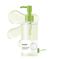 Beplain Korean Mung Bean Pore Serum, Deep Cleansing Foam, Makeup Remover Oil, and Clay Mask for Firming Skin Care